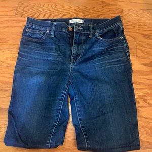 Madewell high riser skinny jeans size 28